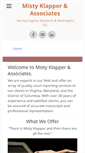Mobile Screenshot of mistyklapperassociates.com